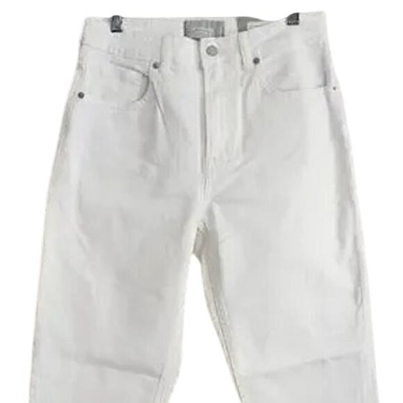 NWT Everlane The Curvy Cheeky Stretch Jean High Rise Straight Leg 28 / 6 Ecru - Picture 3 of 14